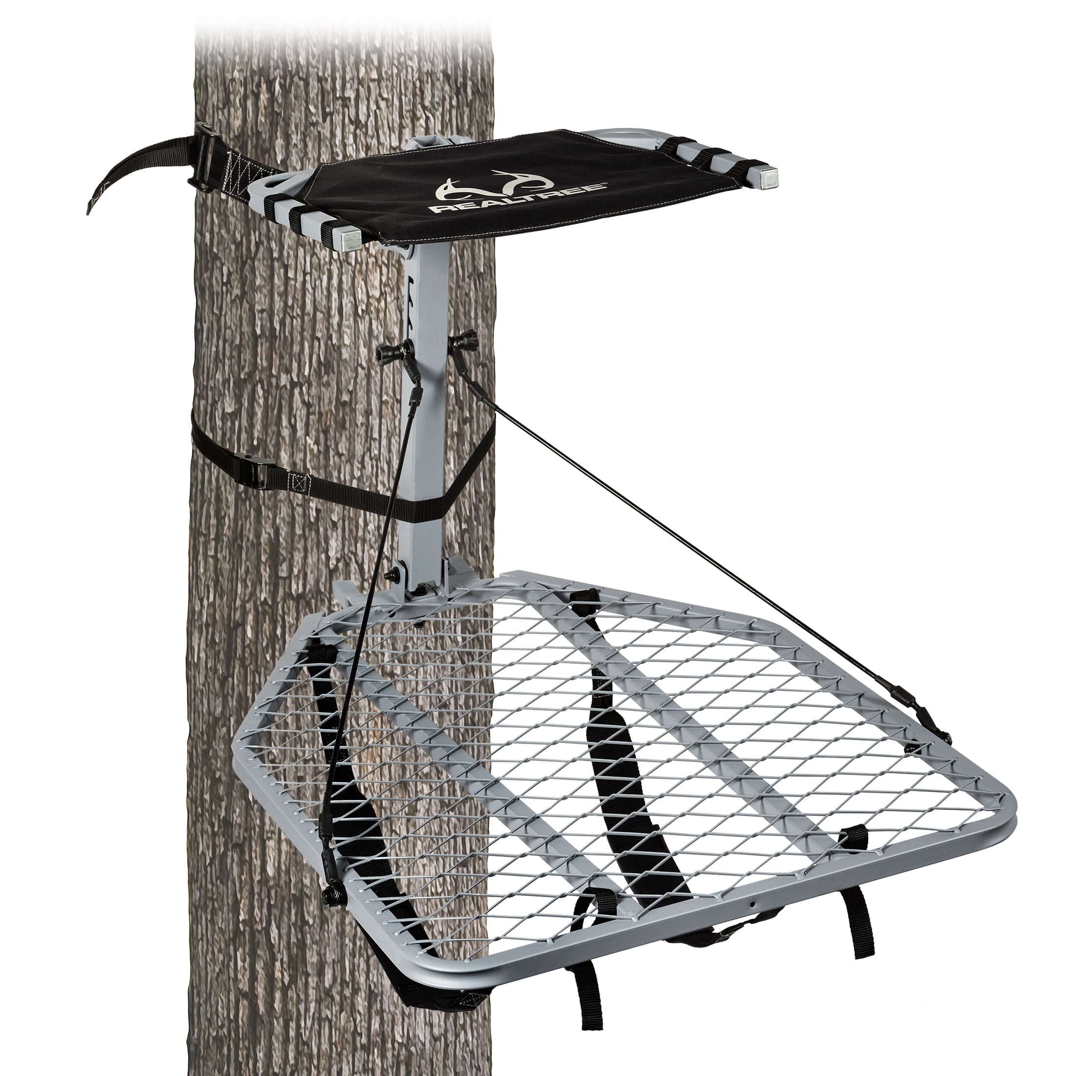 Two Man Ladder Tree Stand 18' Game Stands Gun Bow Hunting Harness Deer 2 Person 
