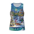 thumbnail image 4 of Haiem Christmas Tree Men Workout Tank Top Gym Bodybuilding Sleeveless Muscle T Shirts Athletic Tank Breathable Workout Shirt-4X-Large, 4 of 9