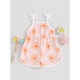 thumbnail image 4 of Bagilaanoe Newborn Baby Girls One-pieces Flower Print Sleeveless Jumpsuit 6M 12M 18M 24M 3T 4T Kids Romper Casual Clothing, 4 of 8