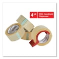 thumbnail image 2 of Universal UNV91004 Heavy-Duty 3 in. Core 1.88 in. x 60 yds. Box Sealing Tape with Dispenser - Clear (4-Piece/Pack), 2 of 4