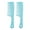 Aqua Blue, variant on ACDANC 2Pcs Wooden Hair Brush Small Round Wheel Design Wood Comb Rooted Lotus Pine Style Hair Brush Aqua Blue