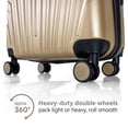 thumbnail image 5 of BADGLEY MISCHKA Wonder 3 Piece Expandable Luggage Set (Gold), 5 of 7