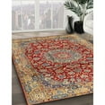 thumbnail image 2 of Ahgly Company Indoor Rectangle Traditional Brownish Green Medallion Area Rugs, 6' x 9', 2 of 6