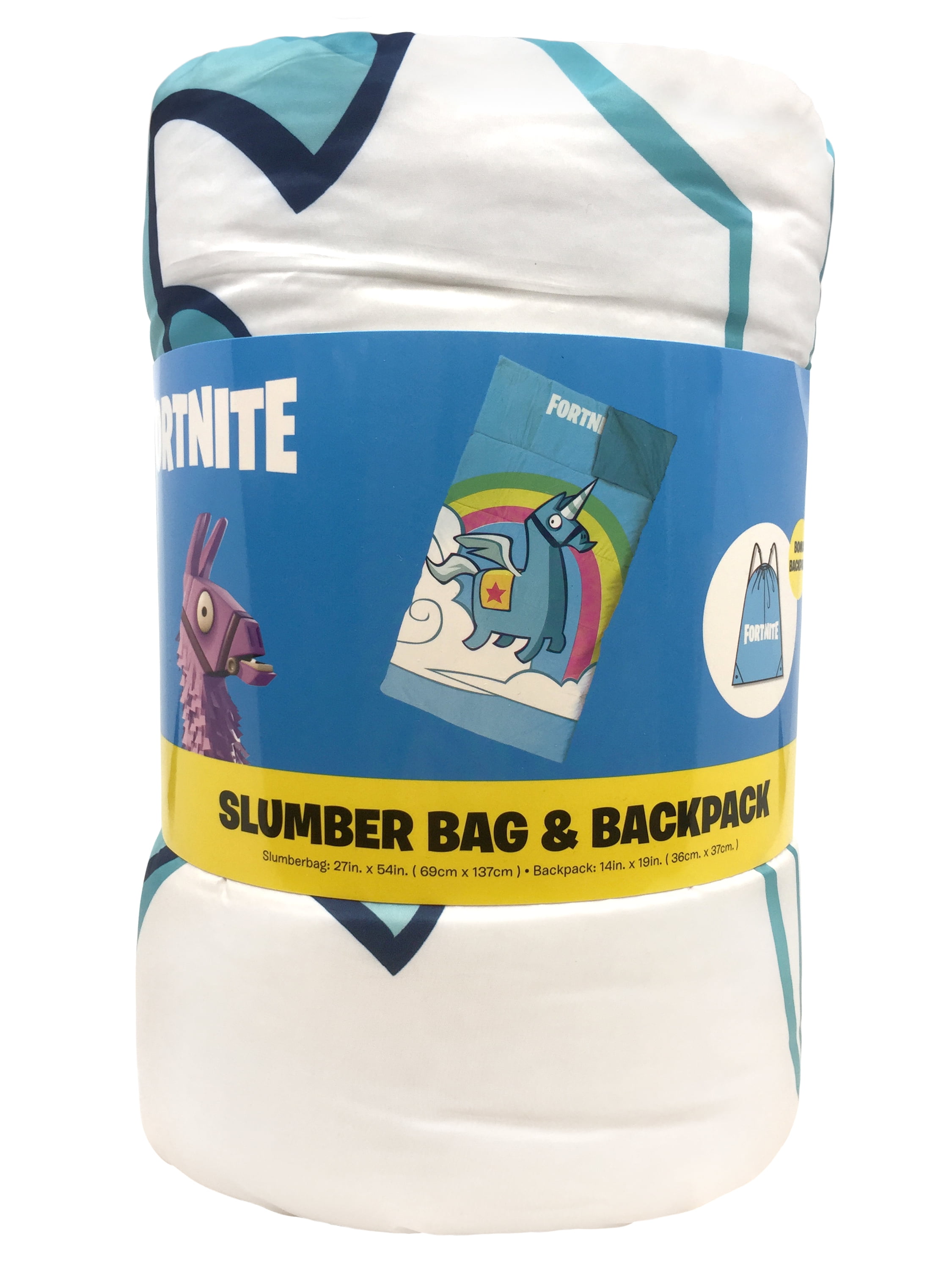 Cozy /& Warm Kids Lightweight Slumber Bag//Sleeping Bag Official Fornite Product Jay Franco Fortnite Brite Unicorn Slumber Sack