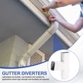 thumbnail image 5 of Downspout Gutter Y Shape Connector 3x4 Inch Square Downspout Diverter Rain Gutter Downspout Y Connector Rainwater Drainage, Fits 3 x 4 Inch,Left, 5 of 5