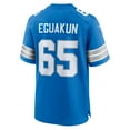 thumbnail image 3 of Men's Nike Kingsley Eguakun  Blue Detroit Lions Game Jersey, 3 of 6