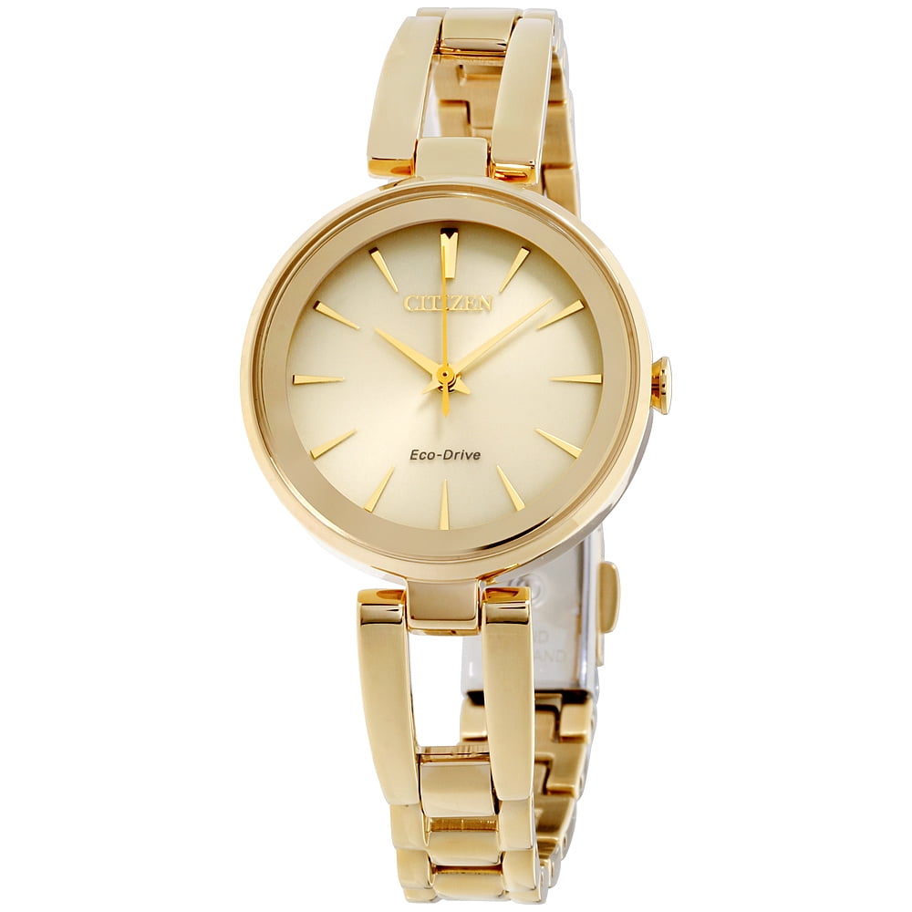 CITIZEN CITIZEN Women's EM063850P Axiom Yellow Gold Bangle Bracelet