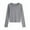 Dark Gray, variant on Womens's Cotton Long Sleeve Tops Solid Color Basic Tee Shirt Round Neck Pullover Fall Spring Casual Tshirts (S, White)