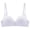 White, variant on Clothing Sales Lightly Lined Women's Bra Push Up Black Wire T Shirt Bra Small Cup Seamless Bra