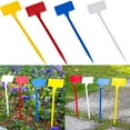 Garden Tools Plastic Card 15Pcs Coloured Plastic T Type 6Inch Plant