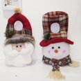 thumbnail image 3 of Muñeco de nieve de Navidad Decoración colgante Adornos de muñeco de nieve de Navidad para niños Decoraciones de muñeco de nieve de vacaciones Artesanía de fiesta de cumpleaños, 3 of 8