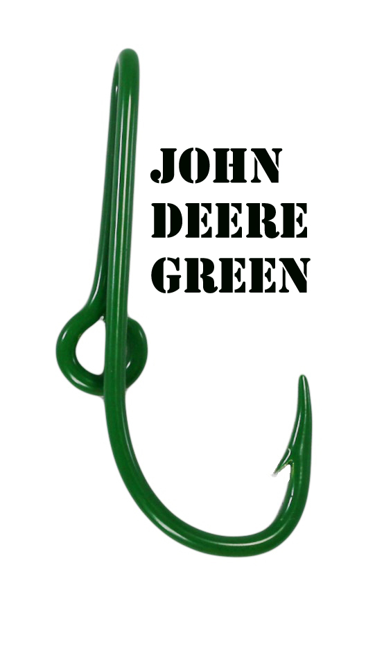 Eagle Claw Hat Hook John Deere Green Fish hook for Hat Pin Tie Clasp or