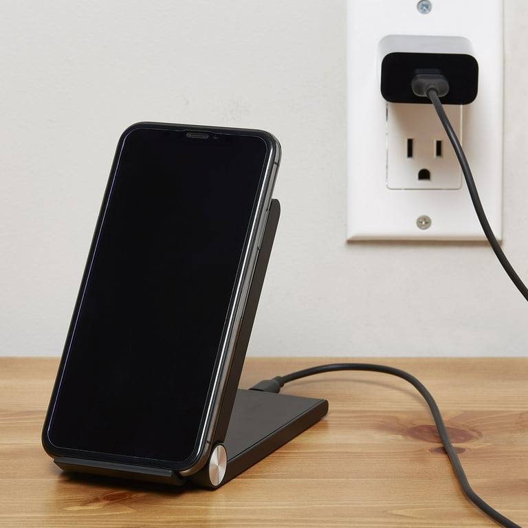 Blackweb 10-Watt Universal Wireless Foldable Qi Charger, Fast 