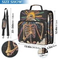 thumbnail image 2 of FORMRS Zipper Binder with Shoulder Strap 2-inch Ring 500 Sheet Capacity File Bag, Colorful Skeleton Sun, 2 of 5