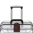 thumbnail image 3 of Rocae BBQ for Leather Luggage Baggage Tags ID Label Privacy Cover ID Label with Stainless Steel Loop and Address Card, 3 of 5
