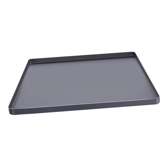 Alfombrilla protectora superior para lavadora, alfombrilla de silicona para almacenamiento, cubierta superior antideslizante multiusos Gris