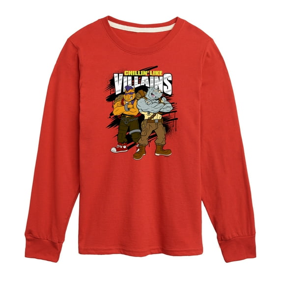 Teenage Mutant Ninja Turtles - Chillin Like Villains - Toddler & Youth Long Sleeve Graphic Tee