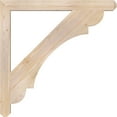 thumbnail image 3 of Ekena Millwork 3 1/2"W x 40"D x 40"H Olympic Craftsman Smooth Bracket, Douglas Fir, 3 of 4