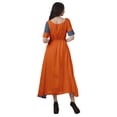 thumbnail image 4 of Moomaya Robe de Soirée à Manches Courtes en Viscose Col Rond pour Femmes, 4 of 4