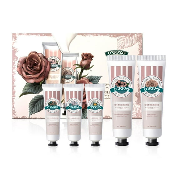 Savings! Gspmoly Hand Cream for Dry Skin, Flower Blooms Fragrances Moisturizing Combination Hand Cream Hand Gift Box Times Moisturizing Skin Antis-CrackingHand Lotion for Cracked Hands