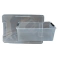 thumbnail image 4 of 4 Cajas de Plastico 11 litros Transparente Peyo Esmeralda, 4 of 4