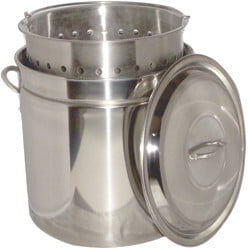 King Kooker 24-Quart Ridged Stainless Steel Pot