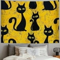 thumbnail image 2 of Orinice Cat Tapestry Wall Hanging Unique Style Graphic Tapestries Home Wall Decor for Living Bedroom Apartment Farmhouse Dorm 60x50inch, 2 of 6