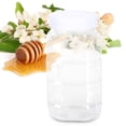thumbnail image 6 of 32PCS 1000g Honey Plastic Can Square Honey Bottle Jar Container Case with White Lid, 6 of 8
