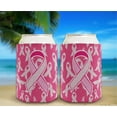 thumbnail image 6 of Breast Cancer Awareness Pink Ribbon Loved Survivor 2 Pack Can Coolie Drink Coolers Coolies, 6 of 8