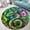 Hero Neeko, variant on Circle Area Rug, Forest Spirit Wolf 2 Washable Non-Slip Floor Carpet, Soft Rug for Living Room Bedroom Decor 24 Inch