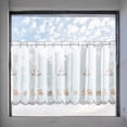 thumbnail image 3 of LCXmlly Rideau Court Transparent Résistant aux Déchirures Broderie Fine Accessoire de Chambre, 3 of 6