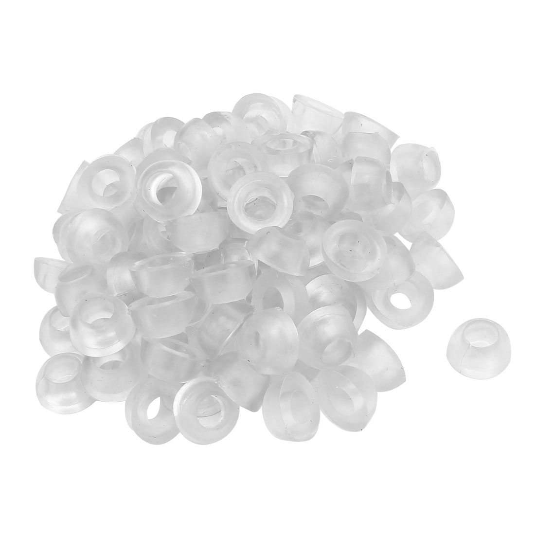 Uxcell 18mm x 8mm x 9mm Rubber Round Shape Home Seal Grommets Washer Clear (100pack) Walmart