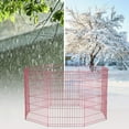 thumbnail image 3 of Bestpet 24"H Dog Playpen, Pink, 8 Panel, 3 of 7