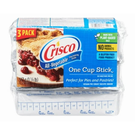 Crisco All Vegetable 3 Pack Shortening 567g