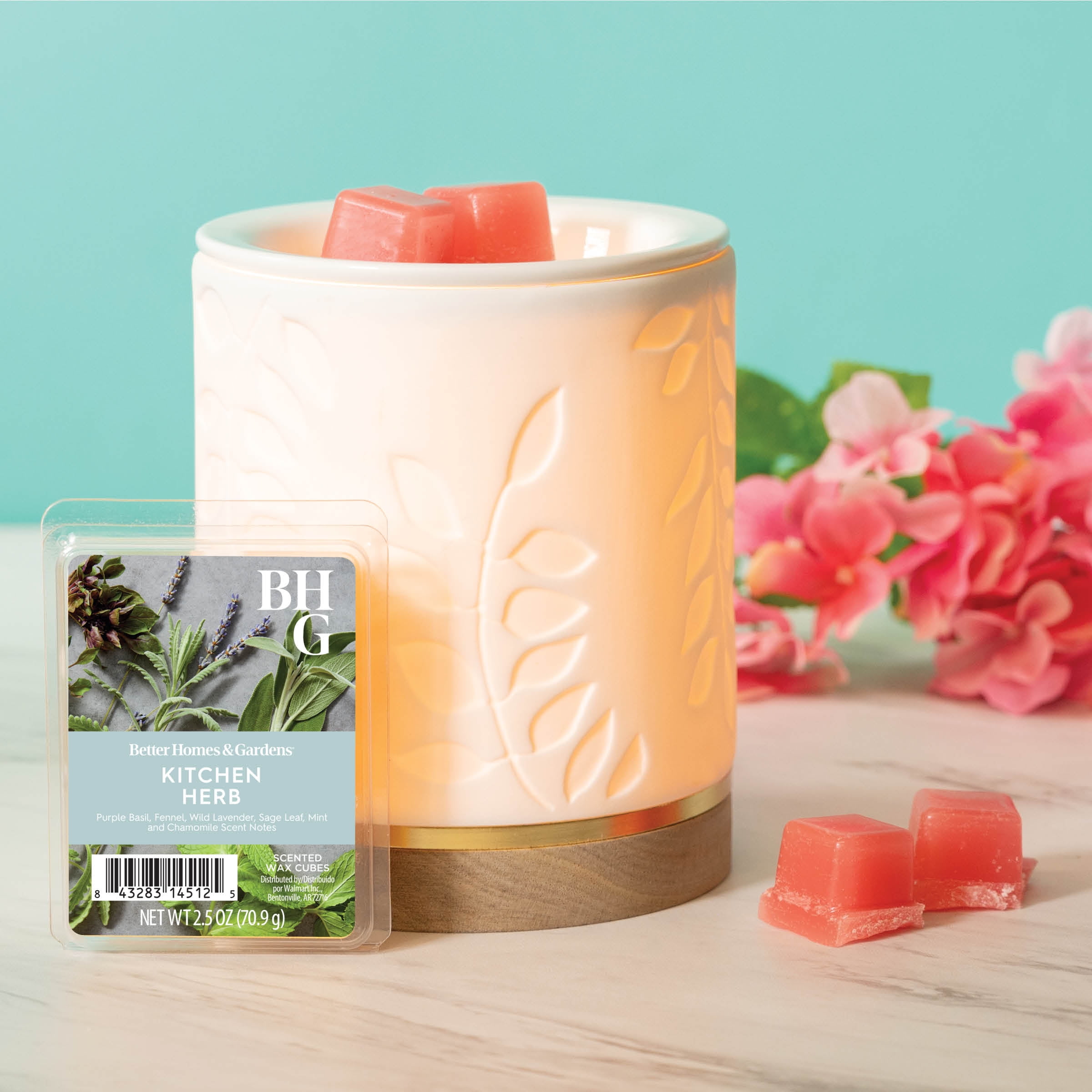(5 pack) Kitchen Herb Scented Wax Melts, Better Homes & Gardens, 2.5 oz (1-Pack)