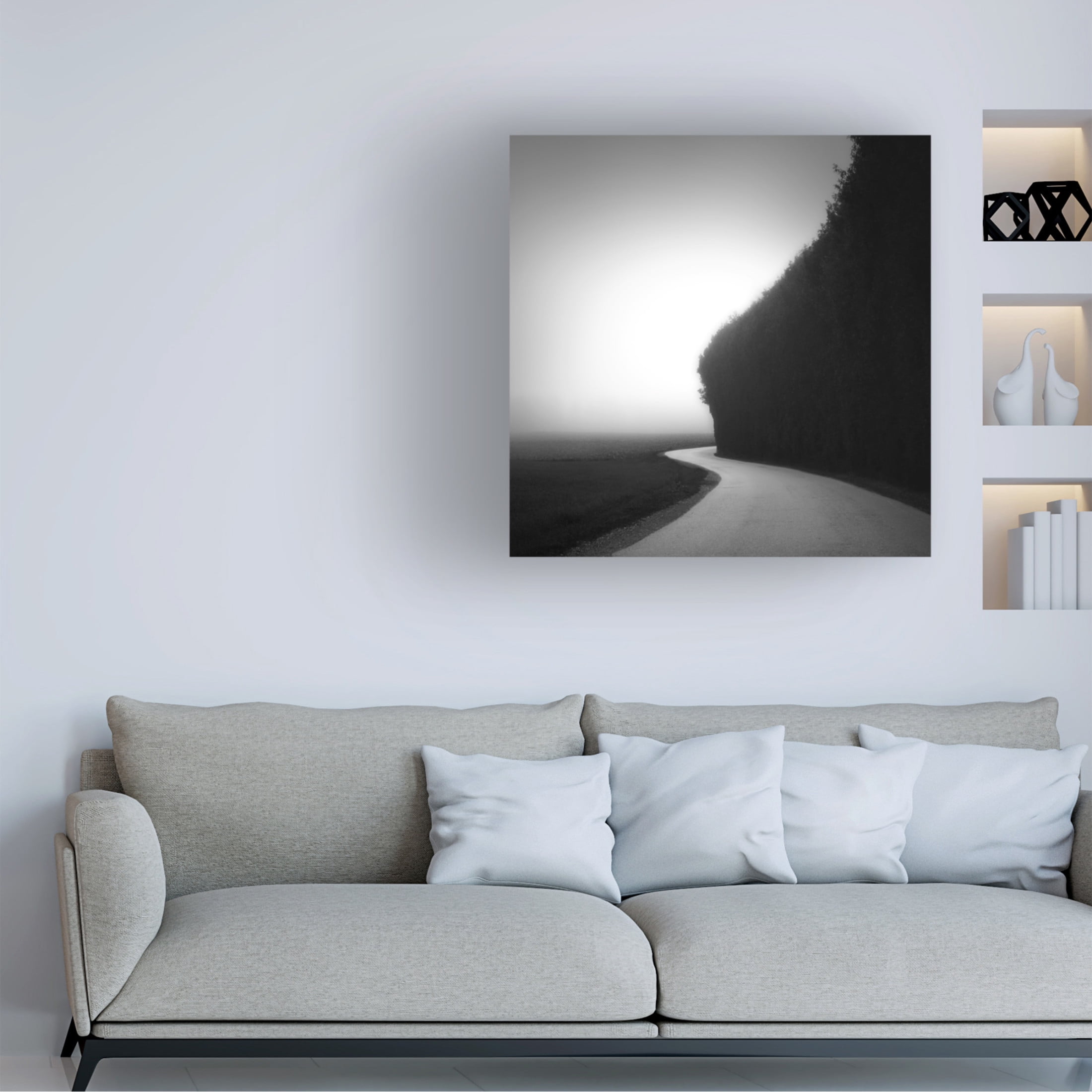 Canvas Wall Art - Alexej Schulz 'Aeon' Wall Art for Living Room, Bedroom, or Office Décor by Trademark Fine Art - 14 x 14 Inches