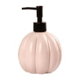 thumbnail image 1 of Dispensador de jabón de calabaza de Halloween DOMELAY, dispensador de jabón de manos de otoño para uso diario en el hogar, rosa y negro, 1 of 8