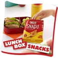 thumbnail image 3 of Cheez-It Snap'd Cheese Cracker Chips, Thin Crisps, Lunch Snacks, Double Cheese, 9oz Box (12 Pouches), 3 of 5