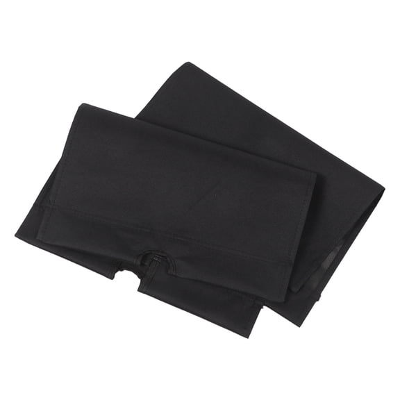 Milisten 2Pcs Patio Chair Replacement Fabric Black Uv Resistant Waterproof Breathable Outdoor Cover