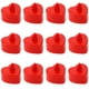 thumbnail image 1 of GOOHOCHY 1 bolsa 48 piezas LED corazón luminoso lámparas de vela eléctricas velas de té (rojo), 1 of 7