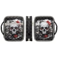 thumbnail image 6 of FOR U DESIGNS Skull Print Bible Case for Women Men Lightweight Carrying Organizer Bag Bible Protective with Handle and Zipper Handbag for Bible Study/Daily Use, 6 of 7