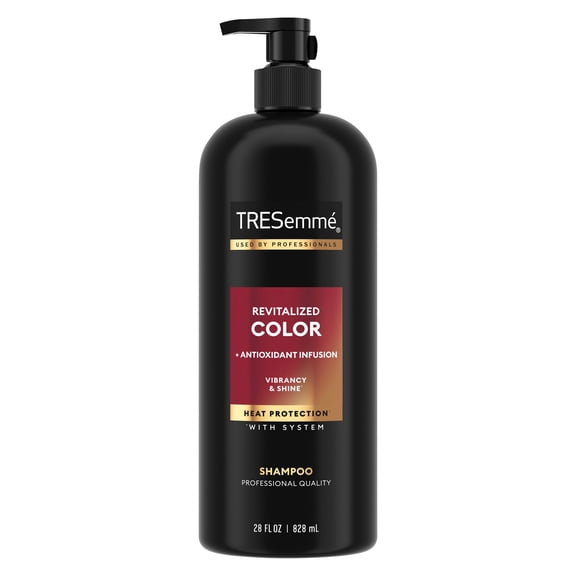TRESemmé Vibrance & Shine Shampoo for Color Treated Hair Revitalized Color Formulated With Pro Style Technology, 28 Fl oz