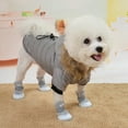 thumbnail image 2 of Aosijia Dog Winter Outfits Warm Pet Dog Coat with Hooded Puppy Jacket Clothing Small Dog Clothes Gray XS, 2 of 14