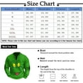 thumbnail image 3 of HAJWOH Mens Sweaters Grinchs Graphic Long Sleeve Sweatshirt with Zipper Vintage Knit Print Pullover Casual Stand Collar Shirts with Elbow Patches S, 3 of 4