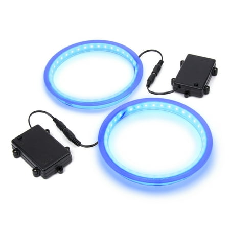 GoSports Cornhole Light Up LED Ring Kit 2pc Set - Compatible with All Cornhole Games - Blue