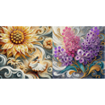 thumbnail image 1 of 5D DIY Kit Con Forma Especial Parcial Flores 30x30cm, 1 of 7
