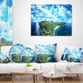 thumbnail image 4 of Designart Panoramic Acadia National Park - Landscape Photography Throw Pillow - 18x18, 4 of 5
