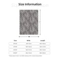 thumbnail image 5 of Sikiie Black White Stripes Cozy Flannel Fleece Throw Blanket: Lightweight & Thick for All Seasons - Perfect for Women, Men, & Kids"50"x40", 5 of 6