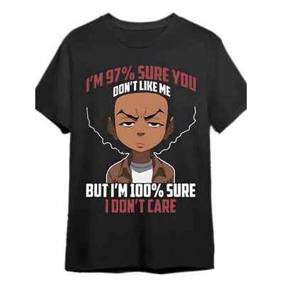 Velto Soft Cotton Boondocks Graphic Tee for Men - Crew Neck, Short Sleeve T-Shirt All Size S-5XL