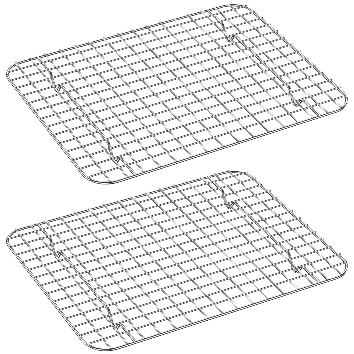 Jokapy 2Pcs Cooling Rack Oven Safe Grid Wire Rack Cookie Pan, 11 x 9
